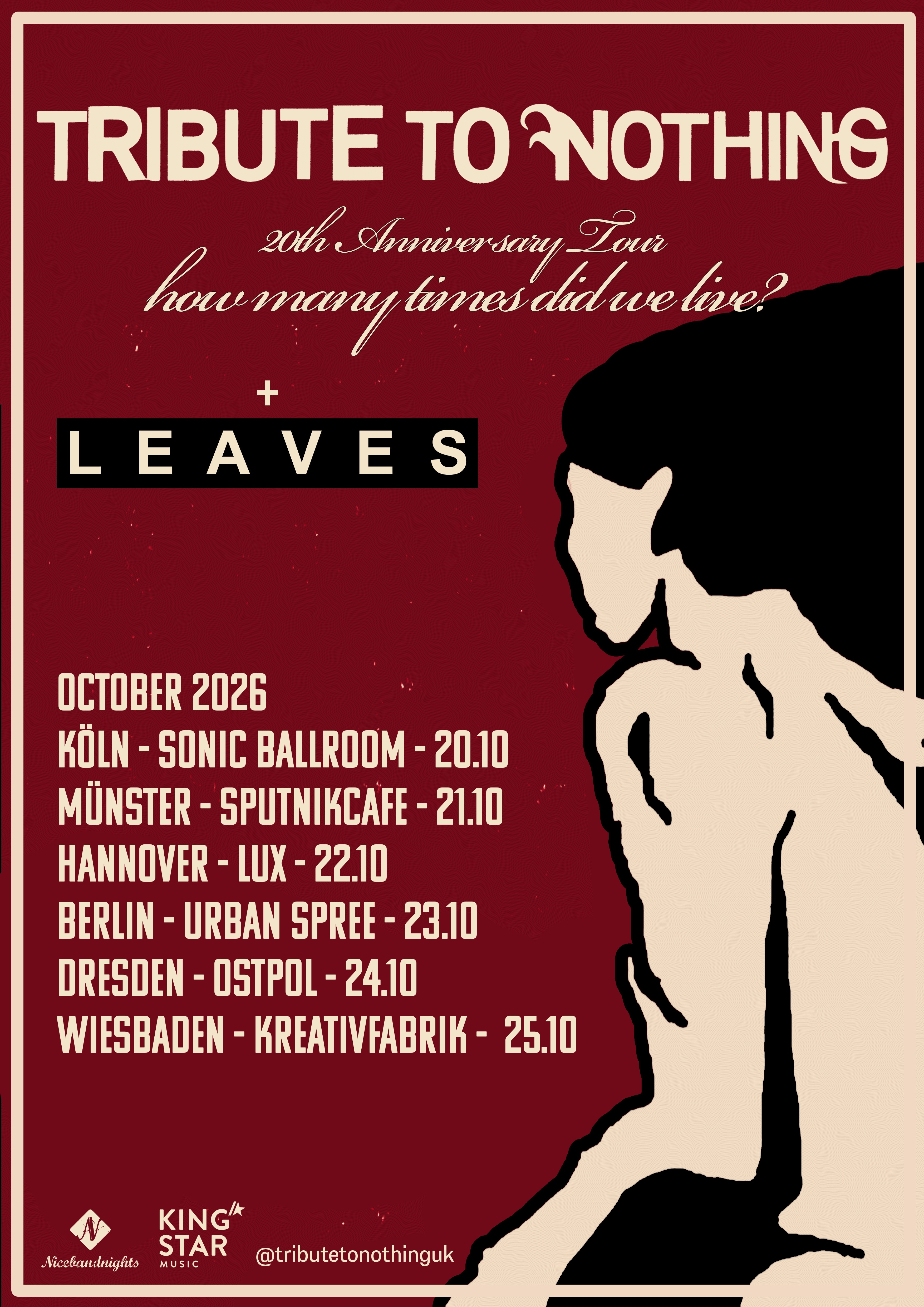 Event-Bild für Tribute To Nothing / Leaves